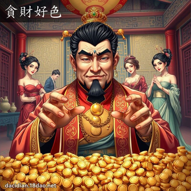 貪財好色 - 國語大辭典配圖