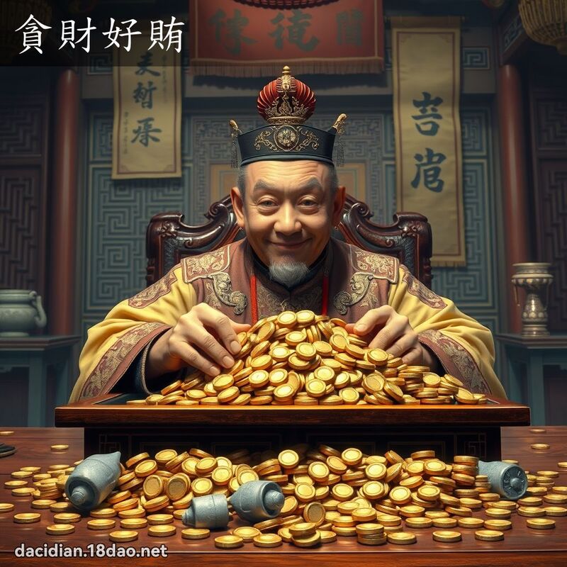 貪財好賄 - 國語大辭典配圖