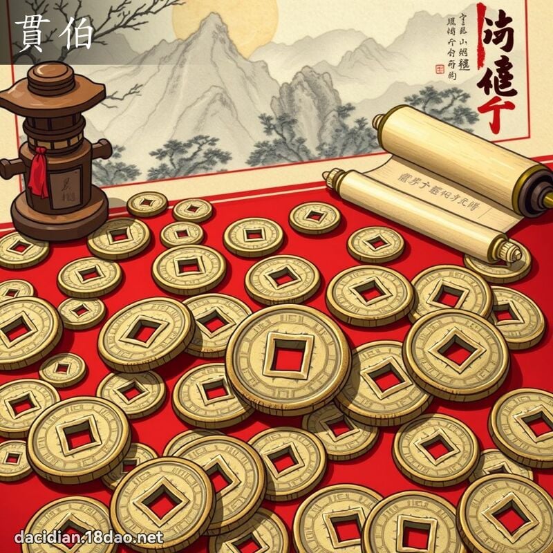 贯伯 - 国语大辞典配图
