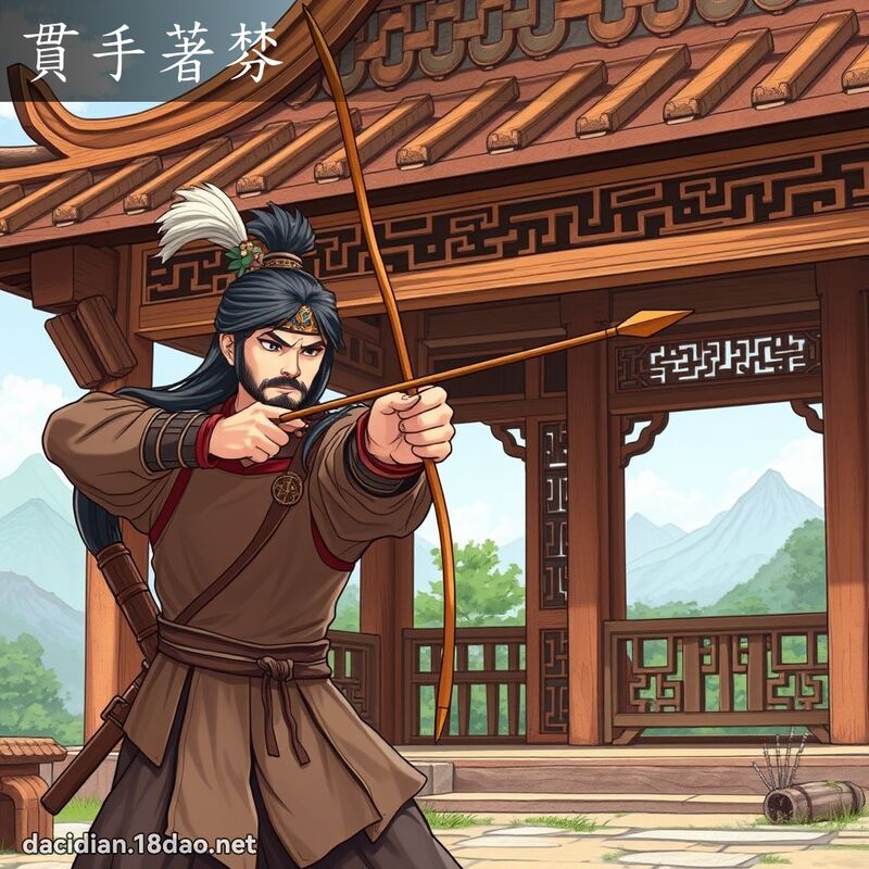 貫手著棼 - 國語大辭典配圖