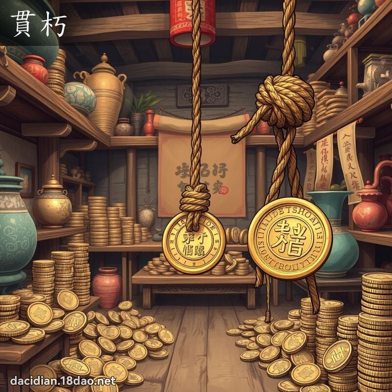貫朽 - 國語大辭典配圖