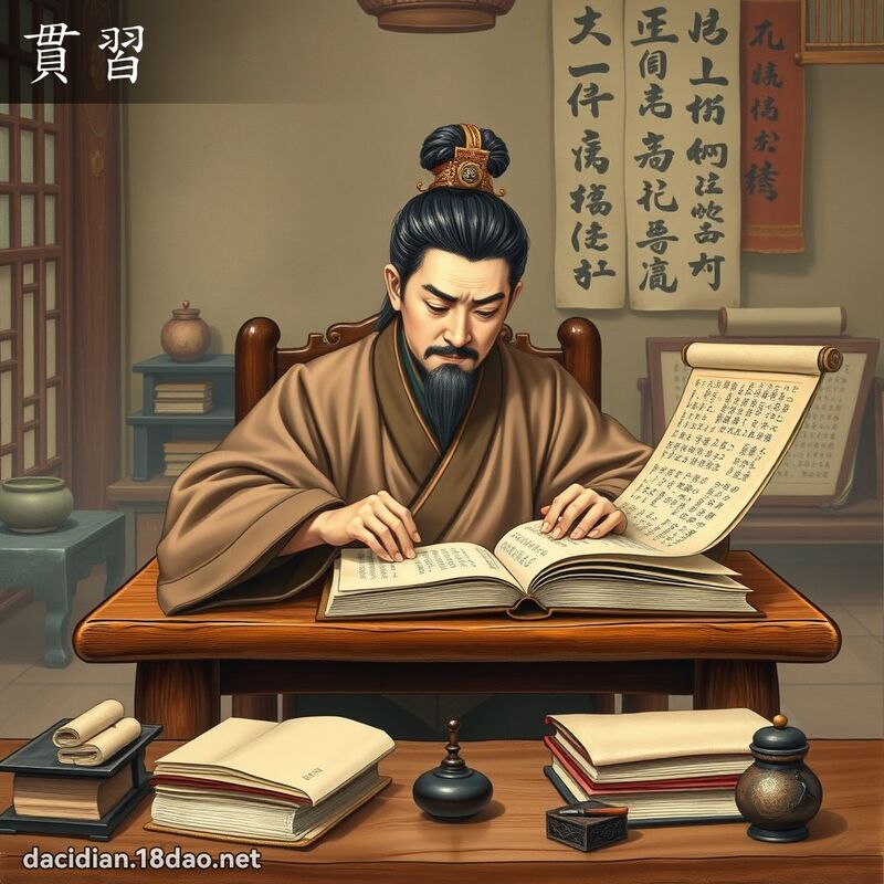 貫習 - 國語大辭典配圖