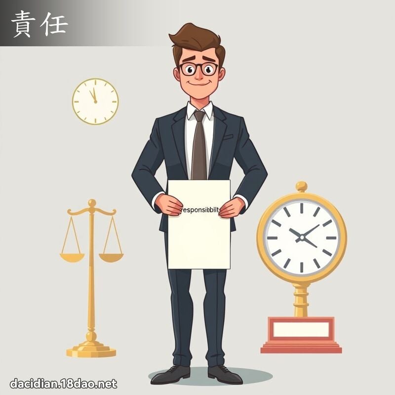 責任 - 國語大辭典配圖