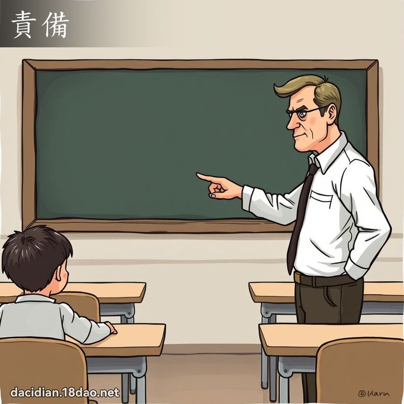 責備 - 國語大辭典配圖
