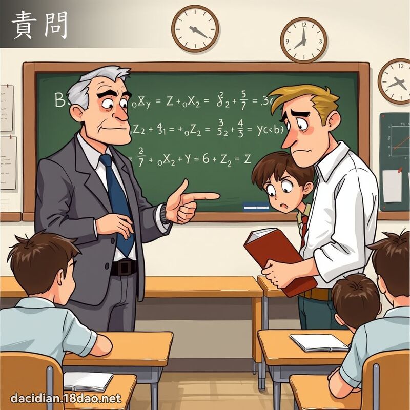 責問 - 國語大辭典配圖