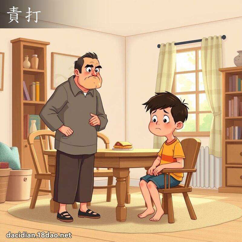 責打 - 國語大辭典配圖