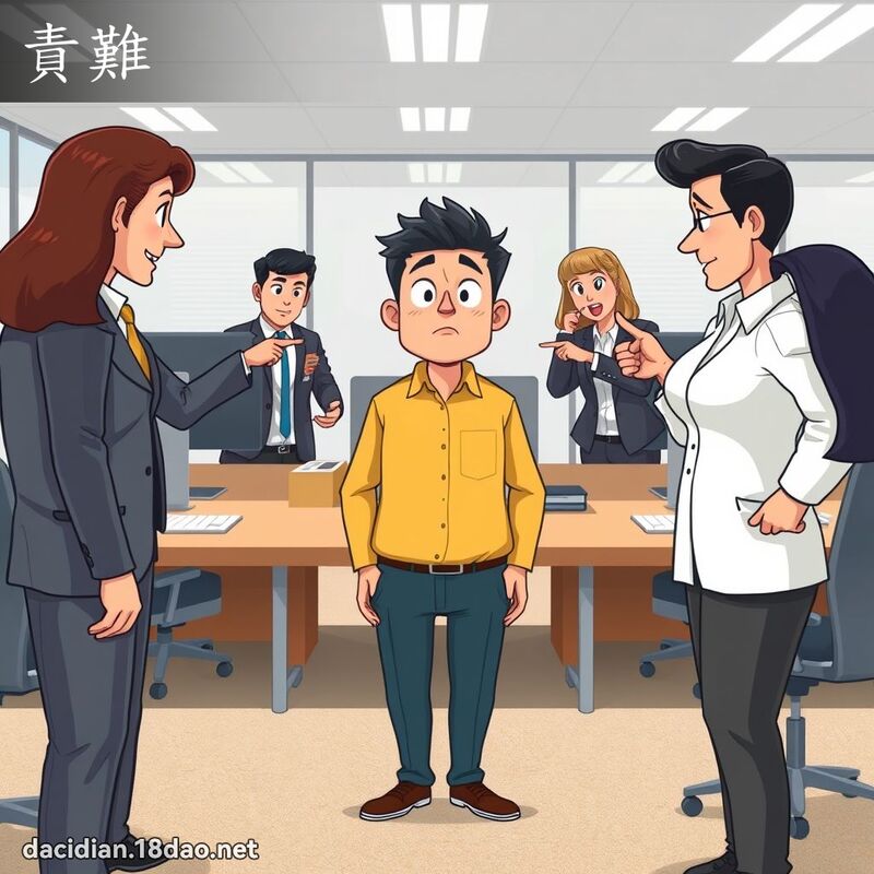 詞語: 責難 (多意詞)