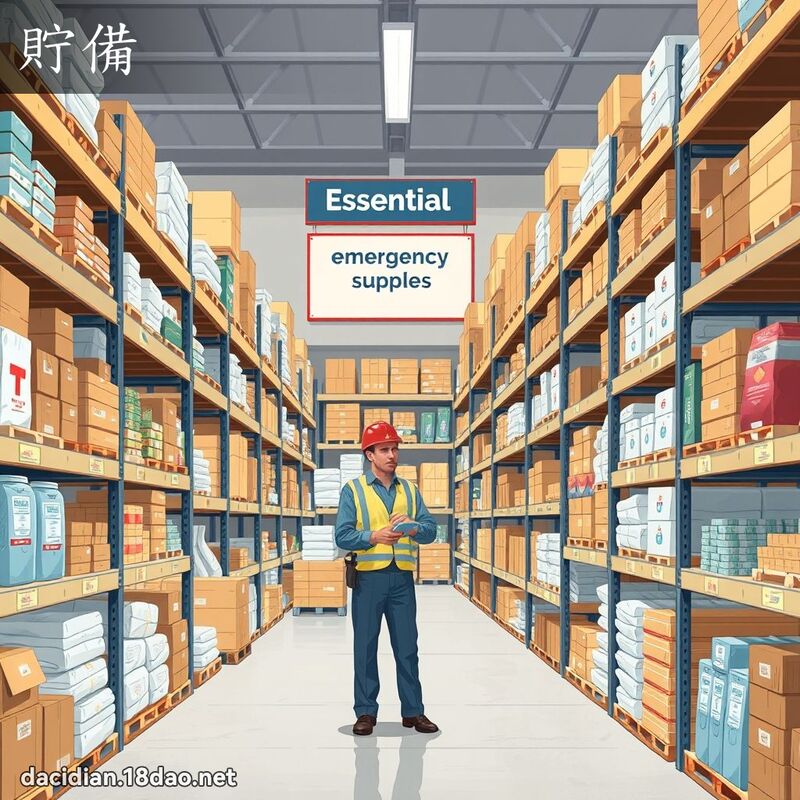 貯備 - 國語大辭典配圖