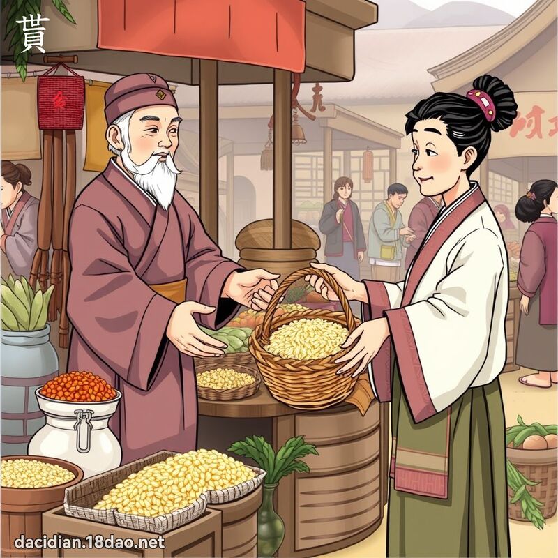 貰 - 國語大辭典配圖