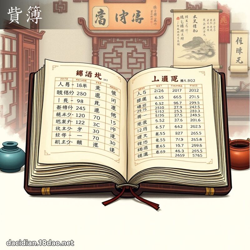貲簿 - 国语大辞典配图