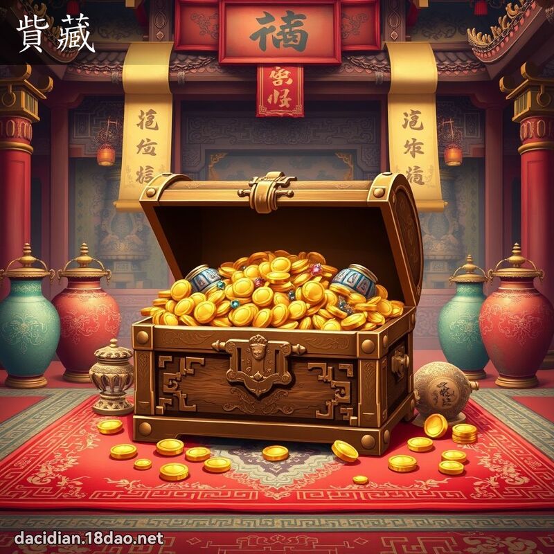 貲藏 - 國語大辭典配圖
