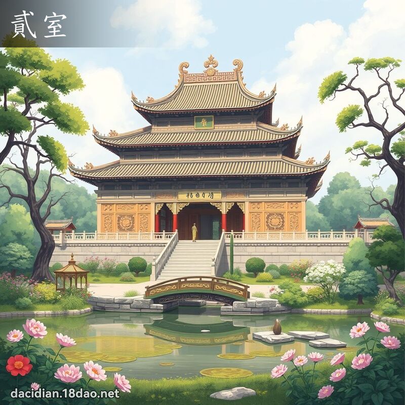 貳室 - 國語大辭典配圖