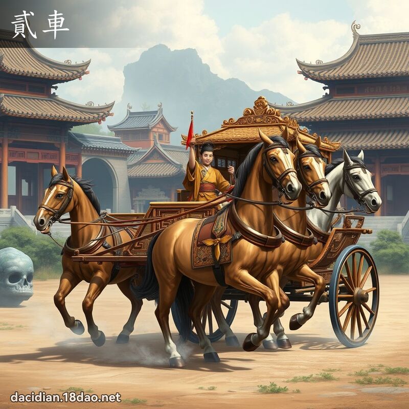 貳車 - 國語大辭典配圖