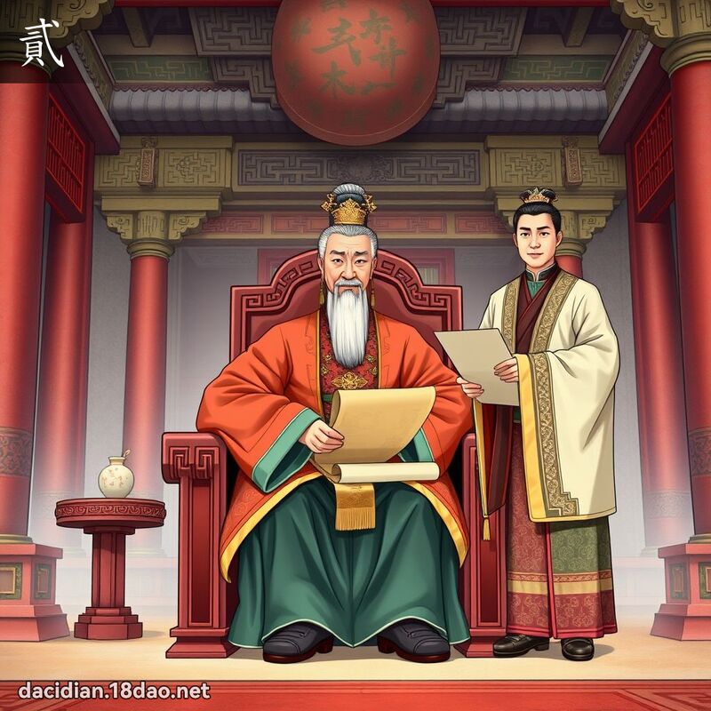 貳 - 國語大辭典配圖