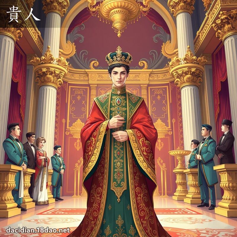 贵人 - 国语大辞典配图