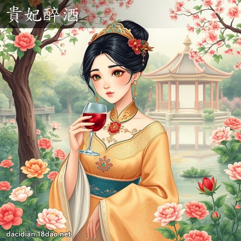 贵妃醉酒 - 国语大辞典配图