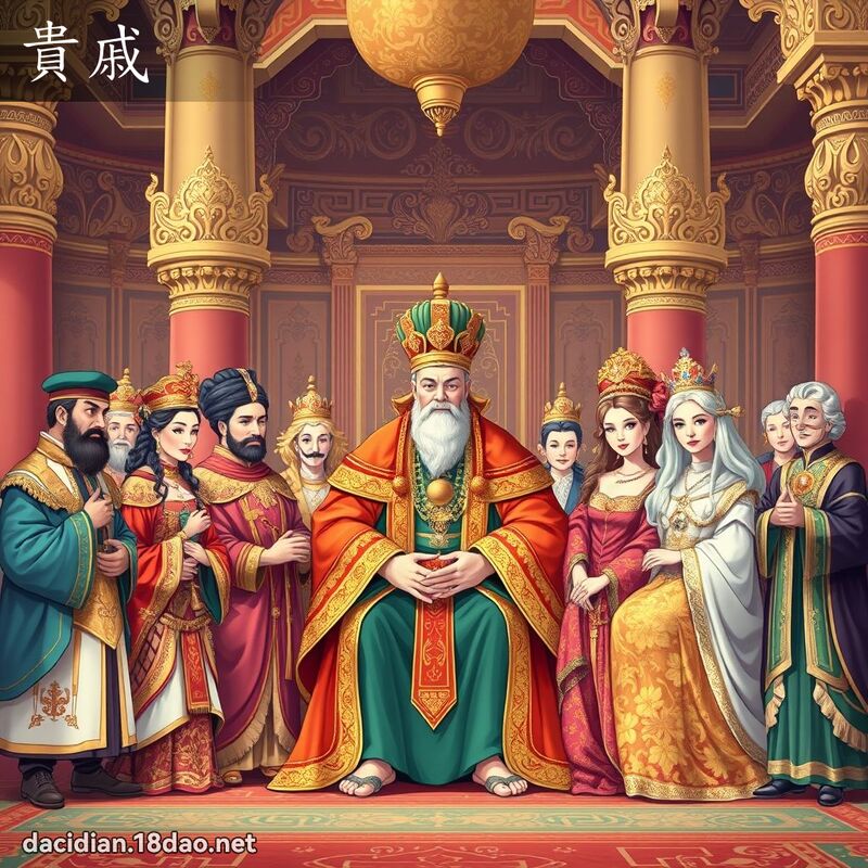 贵戚 - 国语大辞典配图