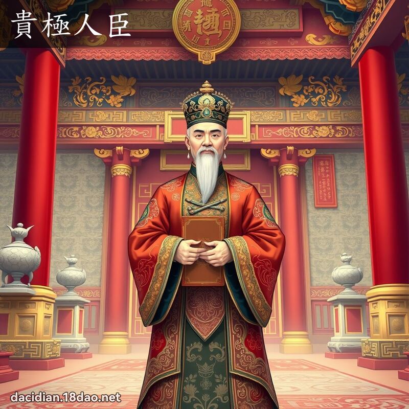 貴極人臣 - 國語大辭典配圖