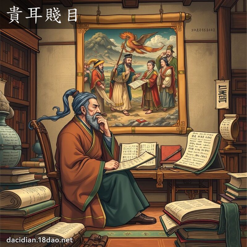 貴耳賤目 - 國語大辭典配圖
