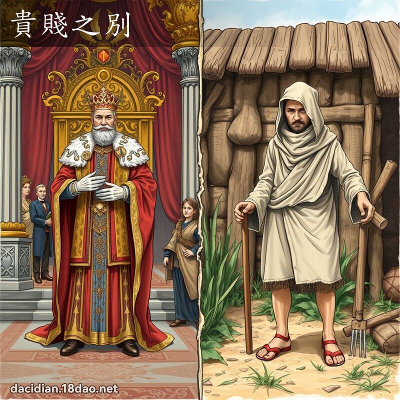 貴賤之別 - 國語大辭典配圖