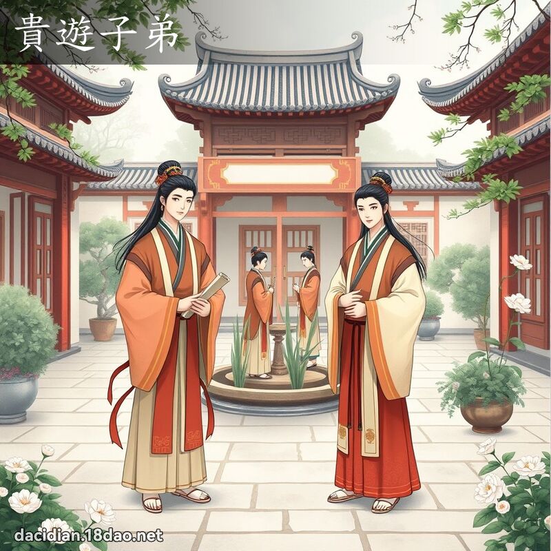 貴遊子弟 - 國語大辭典配圖