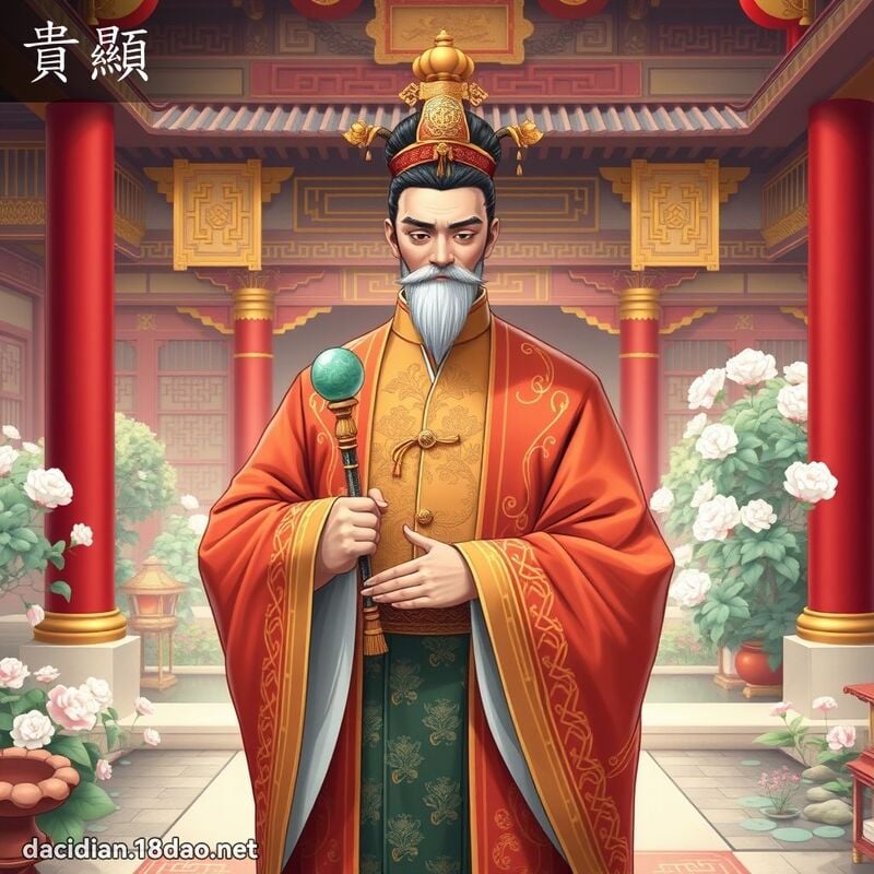 貴顯 - 國語大辭典配圖