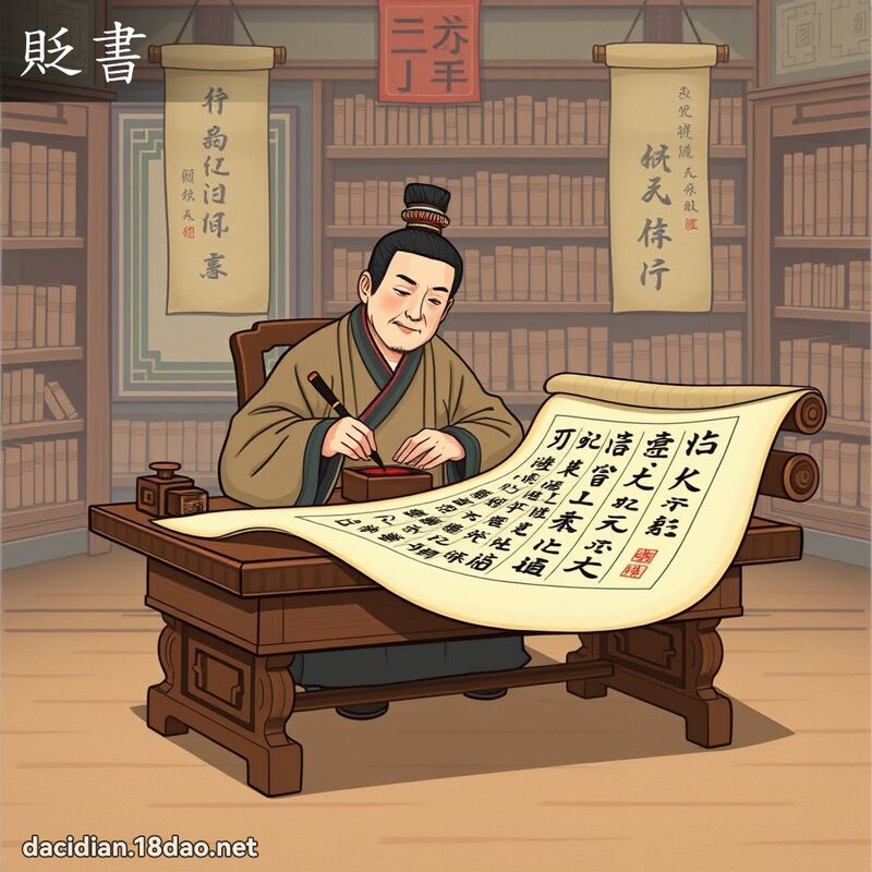 貶書 - 國語大辭典配圖