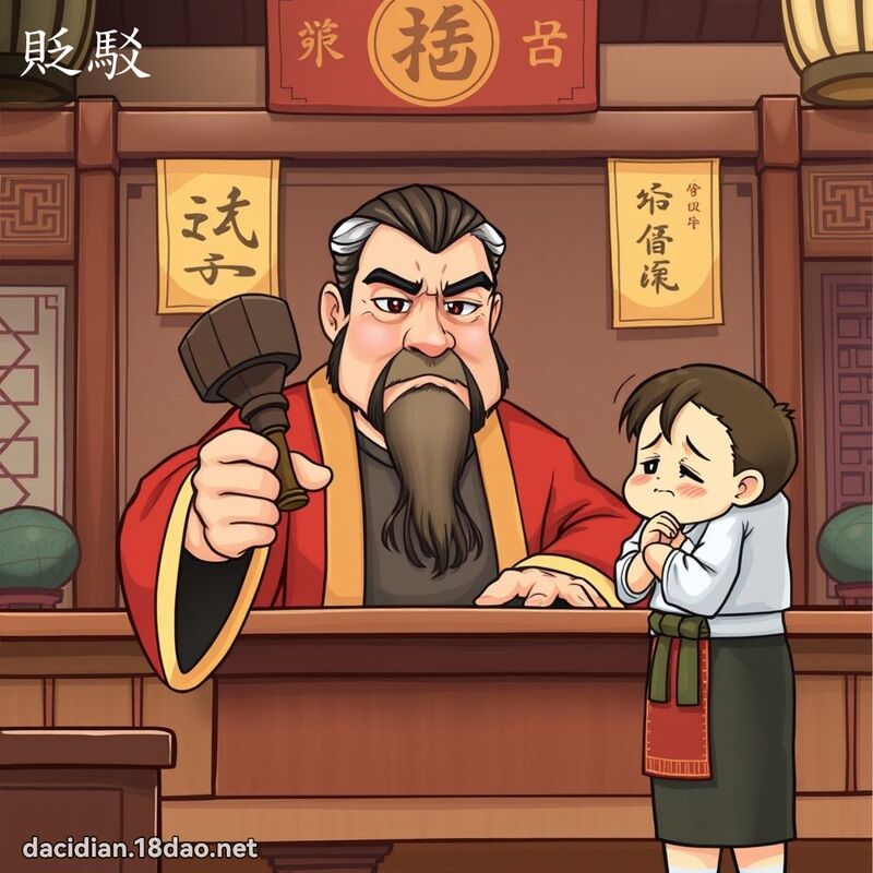 貶駁 - 國語大辭典配圖