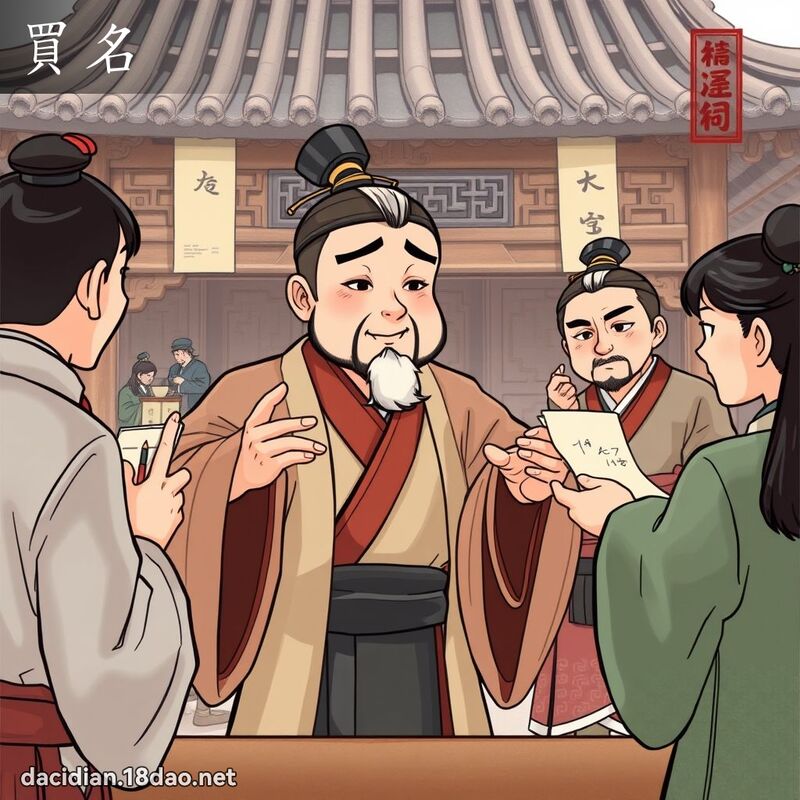 買名 - 國語大辭典配圖