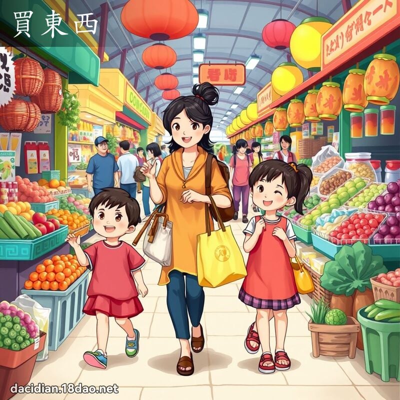 买东西 - 国语大辞典配图