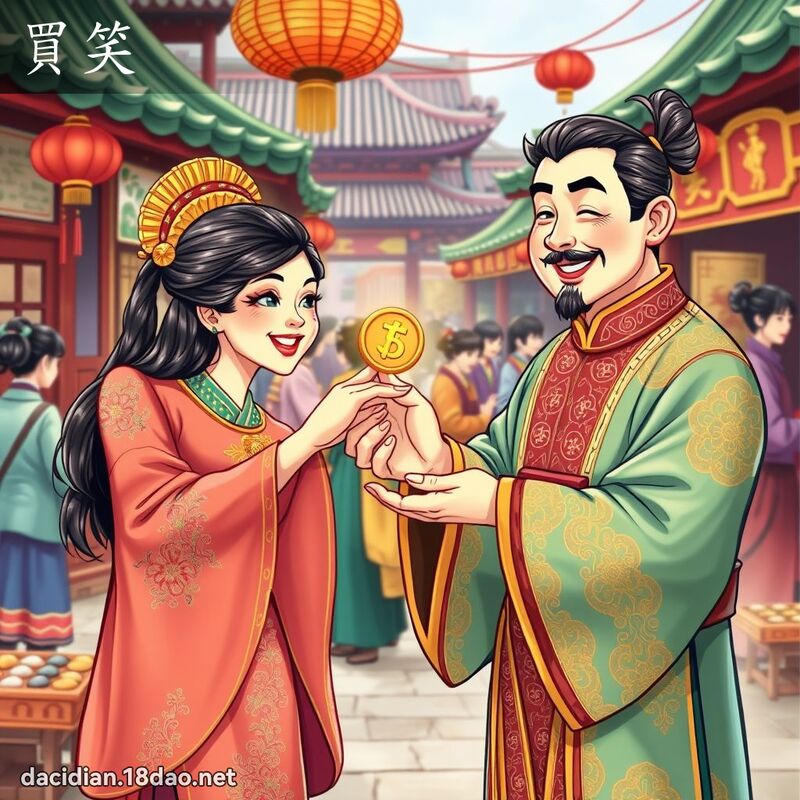 買笑 - 國語大辭典配圖