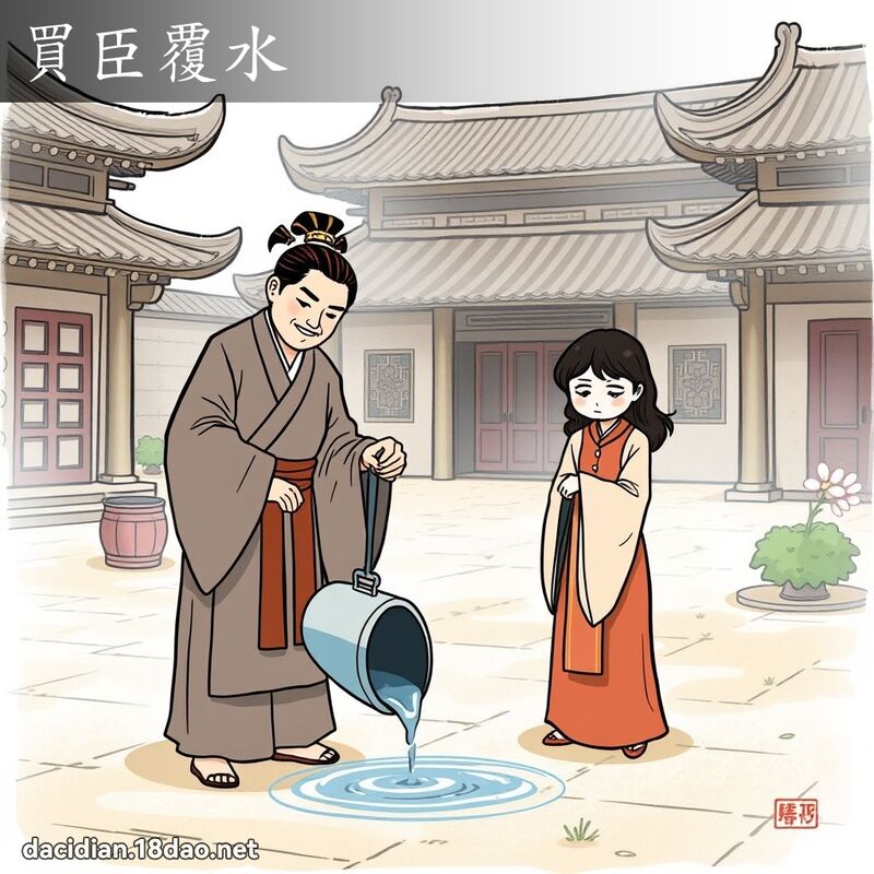 買臣覆水 - 國語大辭典配圖