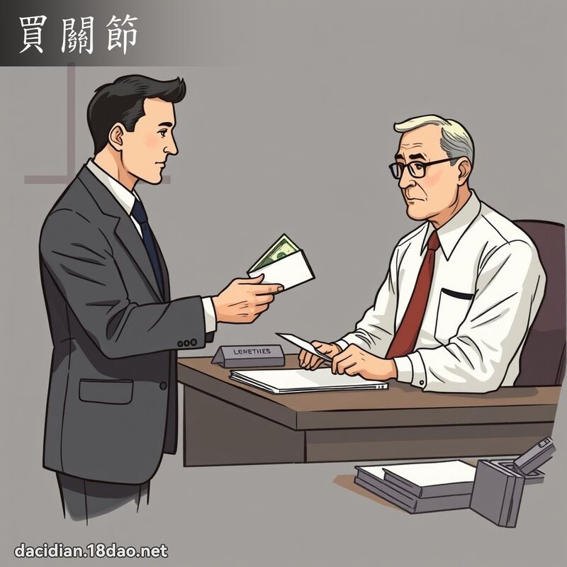 買關節 - 國語大辭典配圖