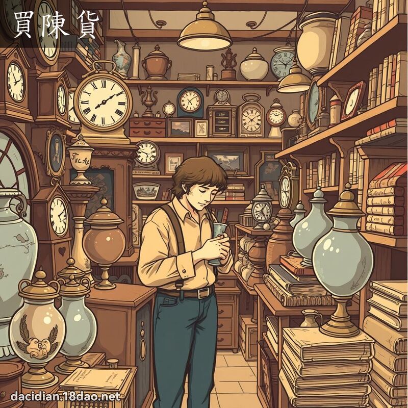 买陈货 - 国语大辞典配图