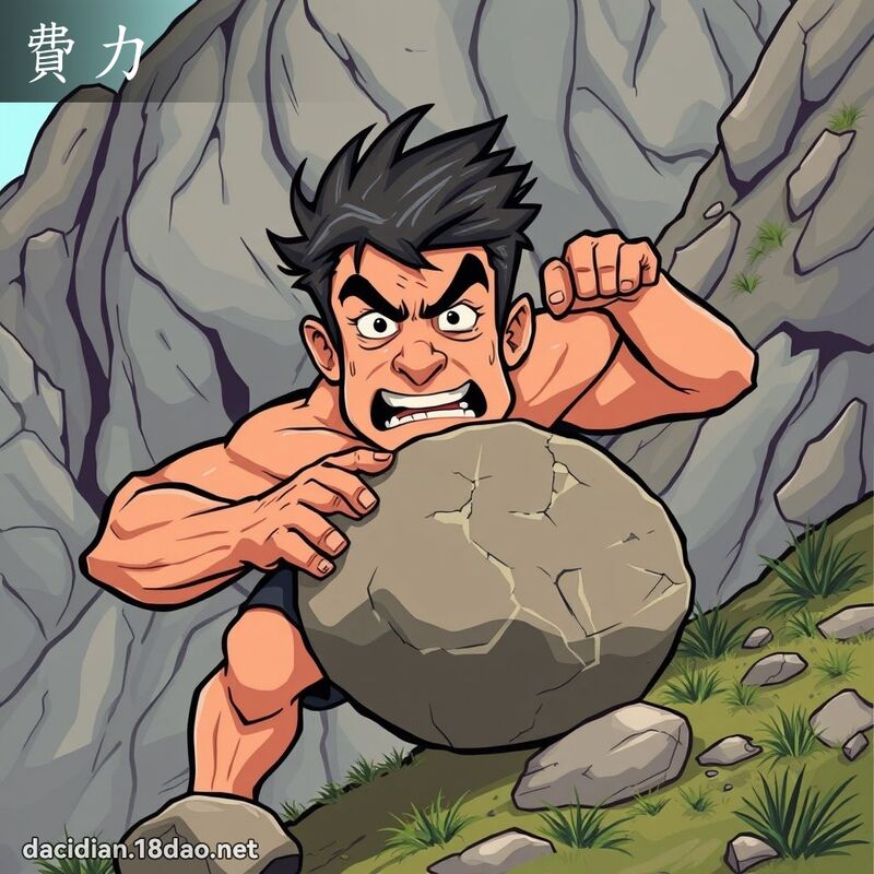 費力 - 國語大辭典配圖