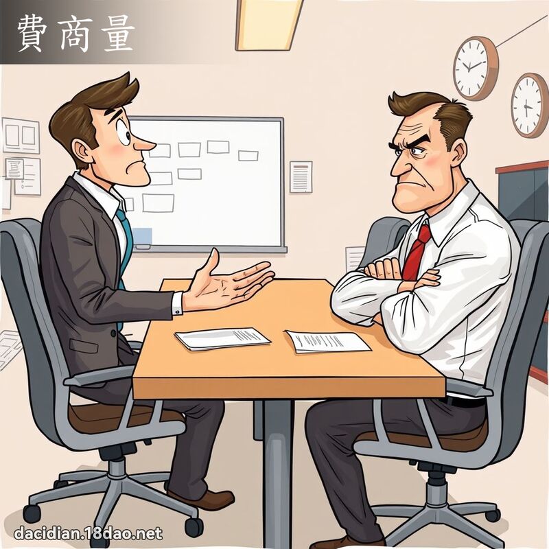 费商量 - 国语大辞典配图