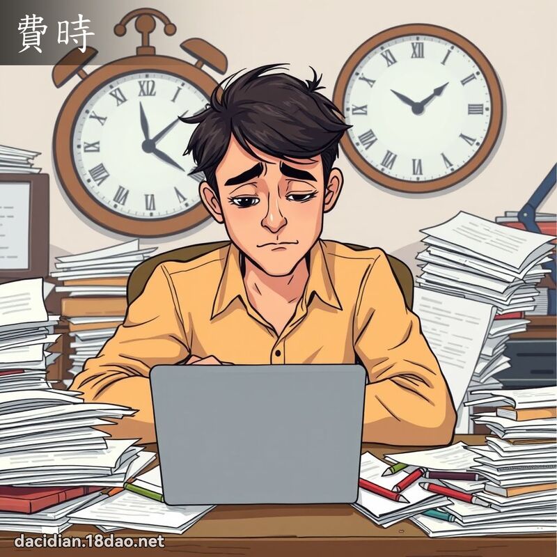 费时 - 国语大辞典配图