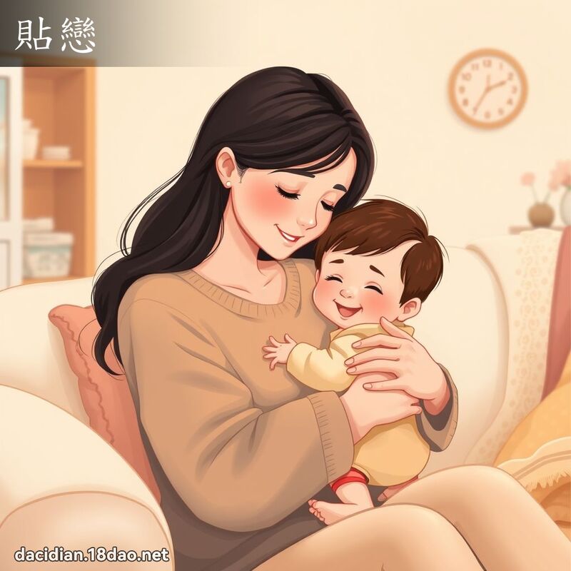 貼戀 - 國語大辭典配圖