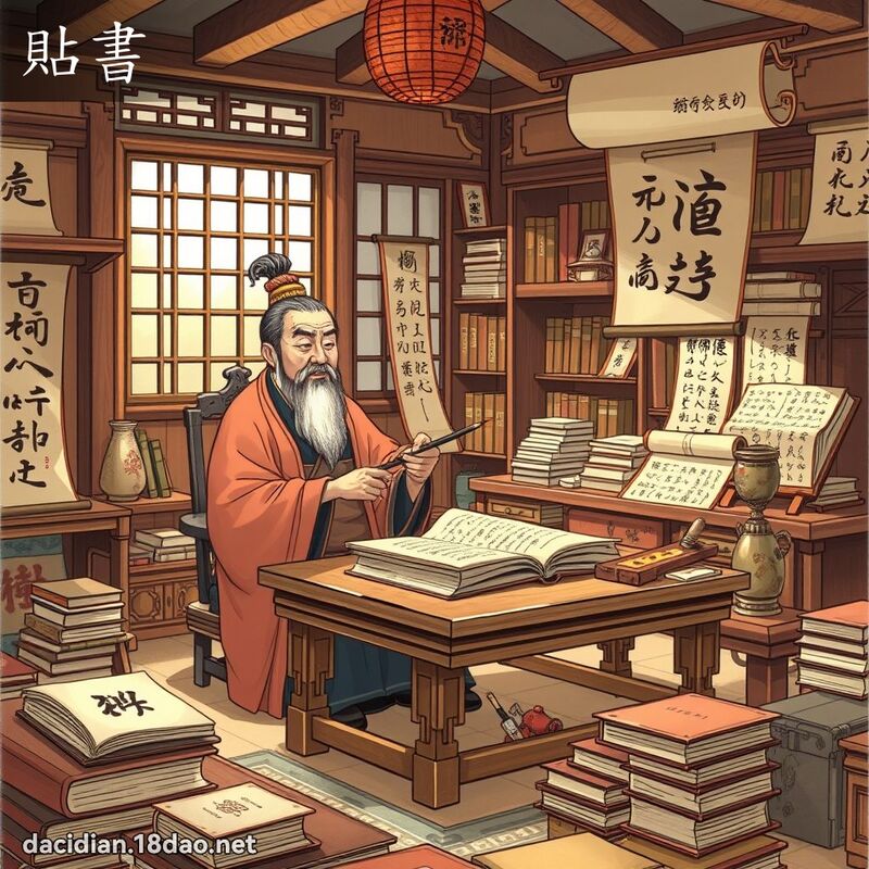 贴书 - 国语大辞典配图