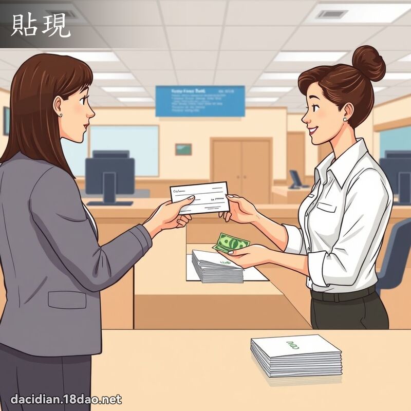 贴现 - 国语大辞典配图