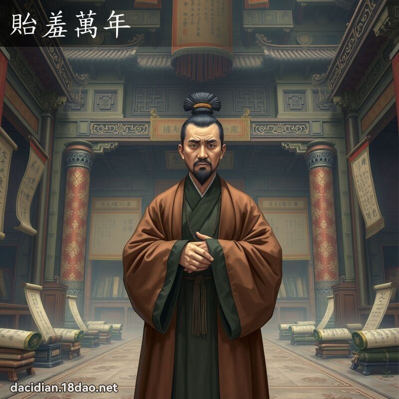 貽羞萬年 - 國語大辭典配圖