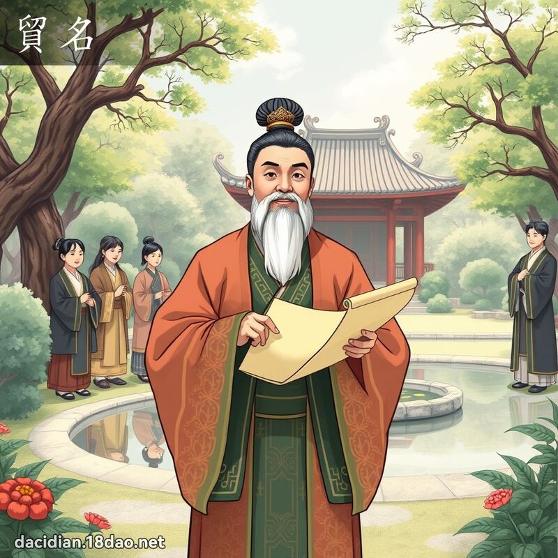 贸名 - 国语大辞典配图