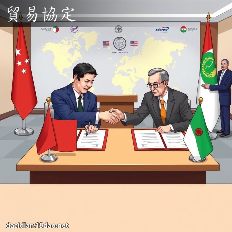 贸易协定 - 国语大辞典配图