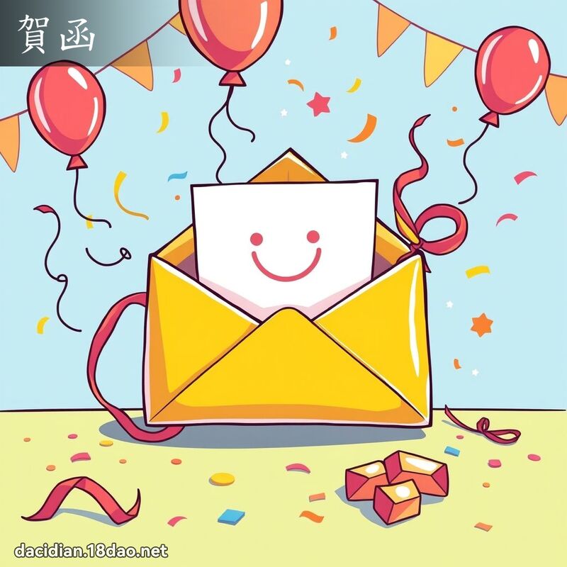 贺函 - 国语大辞典配图