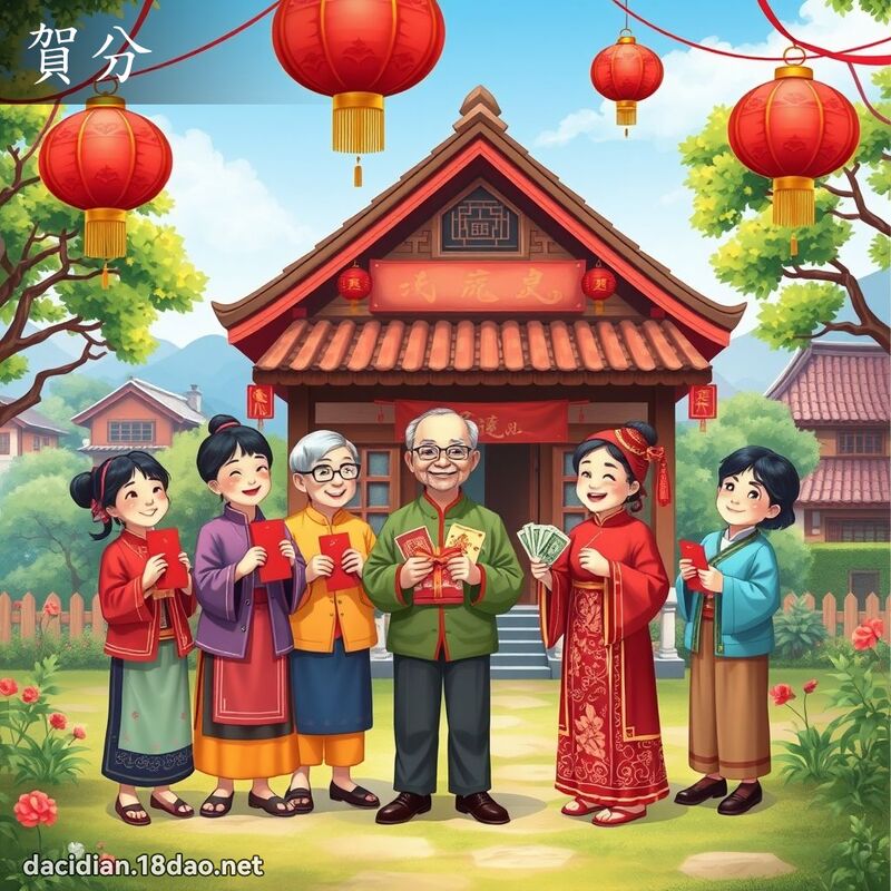 賀分 - 國語大辭典配圖