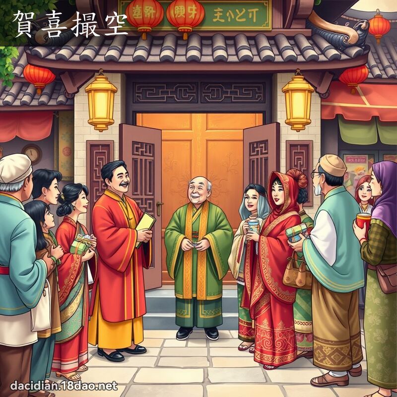 贺喜撮空 - 国语大辞典配图