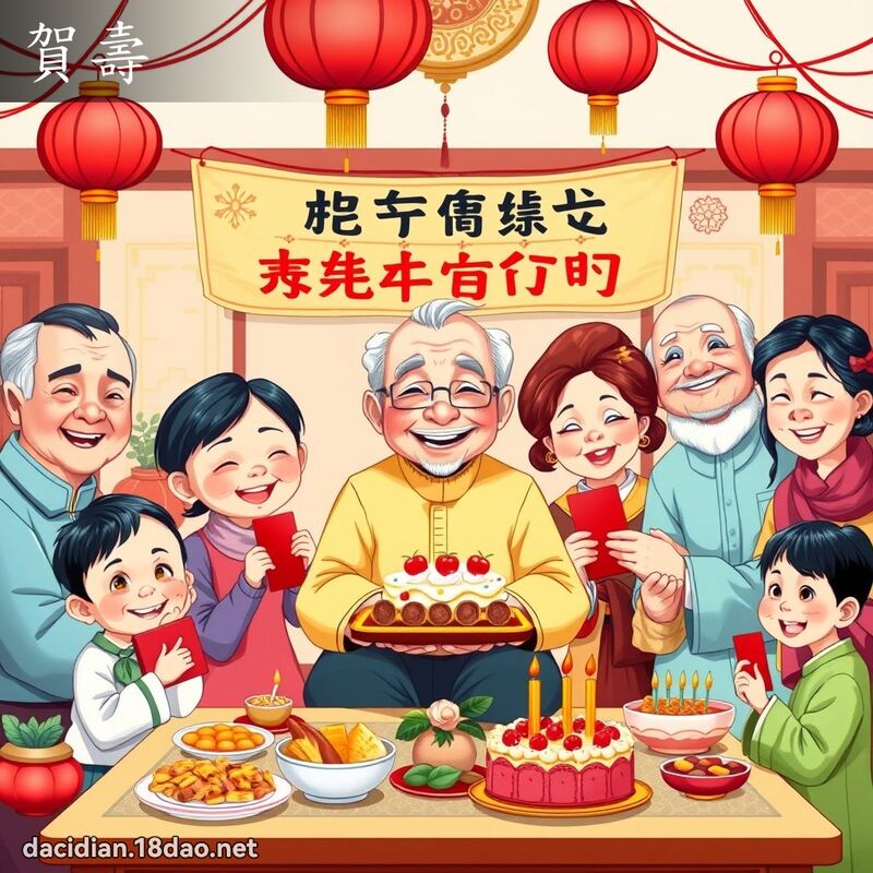 贺寿 - 国语大辞典配图