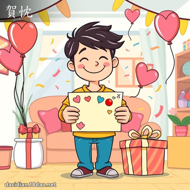 賀忱 - 國語大辭典配圖