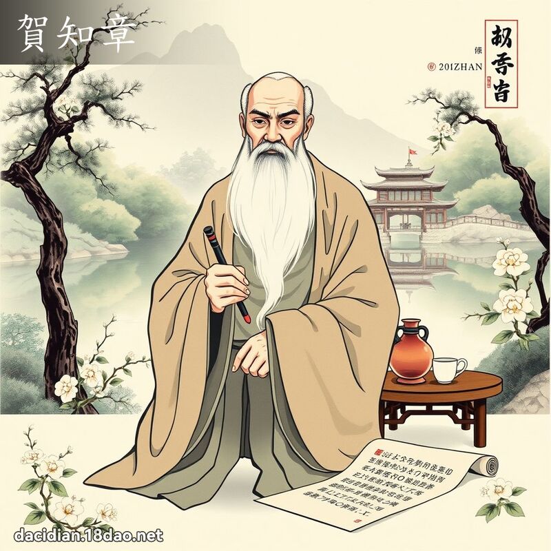 贺知章 - 国语大辞典配图