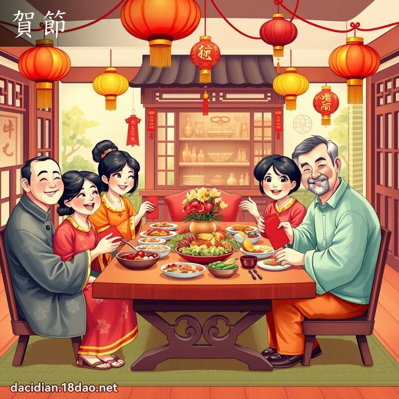 贺节 - 国语大辞典配图